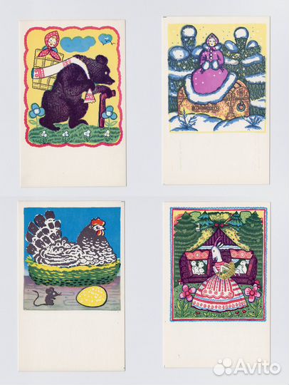 Русские народные сказки набор Ершов Маша медведь