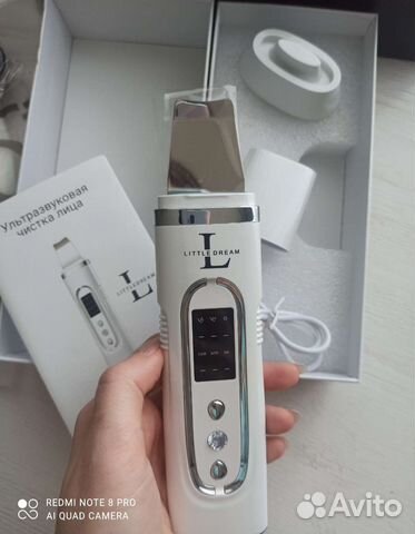 Аппарат для ультразвуковой чистки лица.Новый