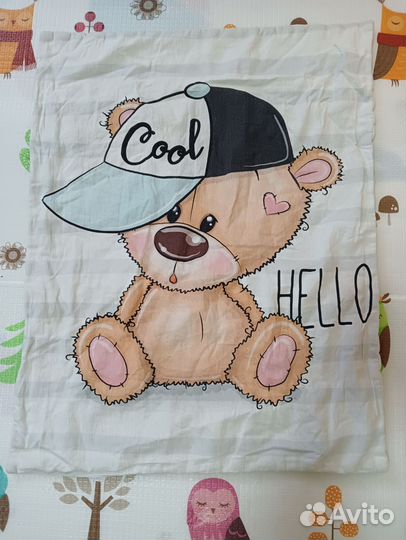 Бортики в детскую кроватку с одеялом