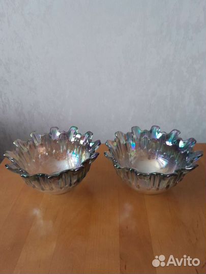 Вазочки цветное стекло