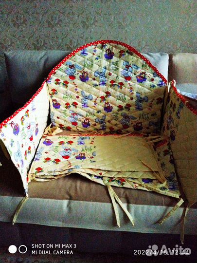 Бортики новые на детскую кроватку 70*120