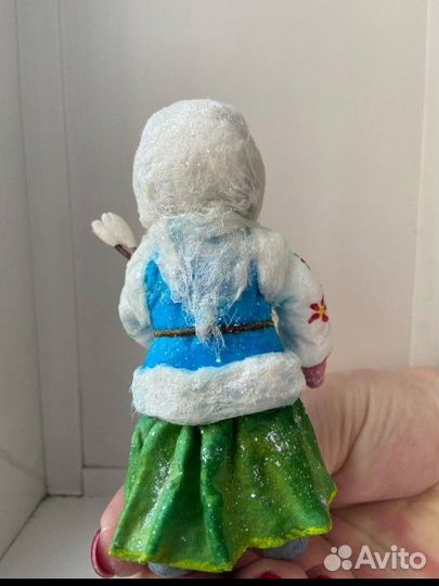 Ватные елочные игрушки