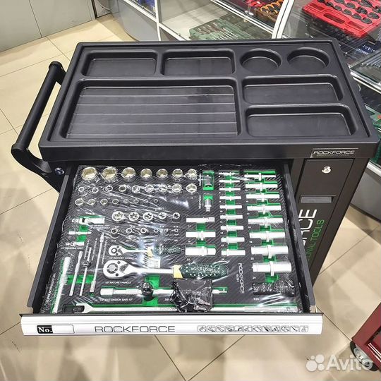 Тележка инструментальная с инструментом rockforce