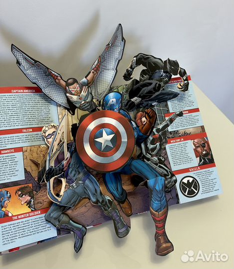 Marvel Super Heroes Супер Герои Марвел Книга 3D