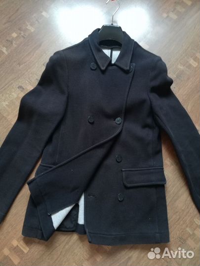 Пулупальто двубортное