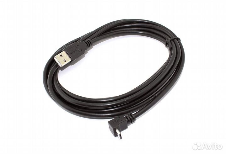 Кабель USB Type A на Micro USB угол вверх 3 м