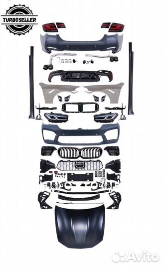 Рестайлинг комплект BMW 5 F10 в BMW M5 G38