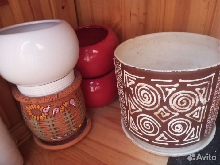Горшки керамические