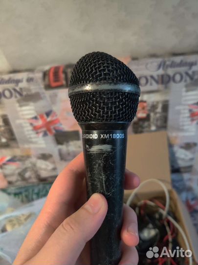 Микрофон динамический бу