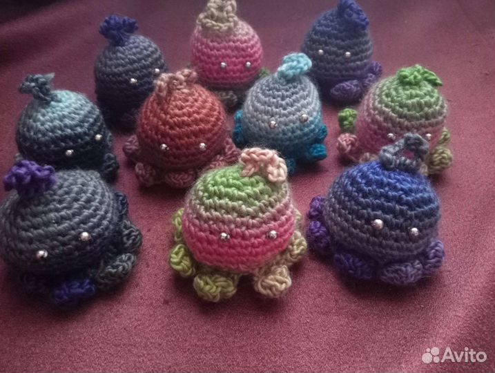 Вязаные игрушки ручной работы