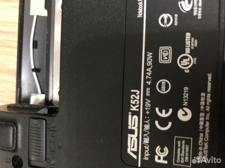 Asus k52j и k52d Разбор