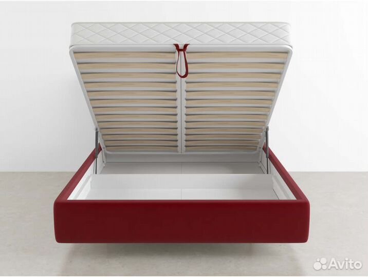 Парящая кровать мягкая с подъемным механизм