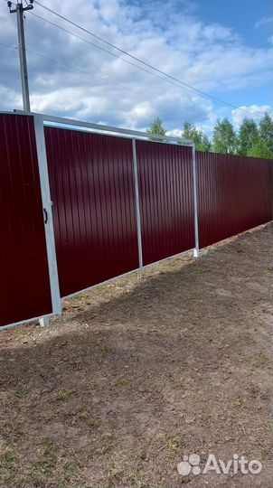 Оцинкованный забор