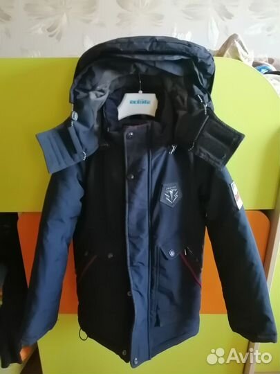 Зимняя куртка на мальчика 116-122