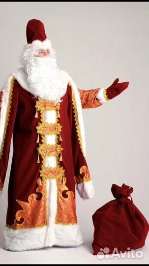 Костюм Деда Мороза и Санты напрокат (взрослые)