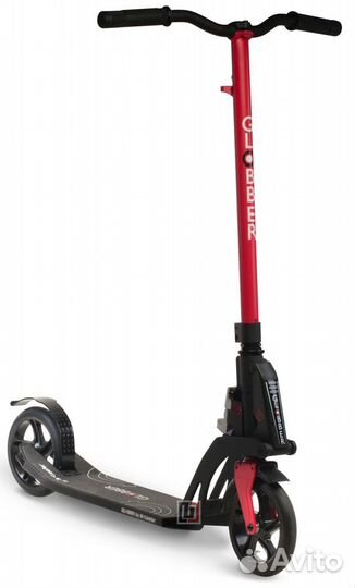 Самокат Globber MY TOO ONE K180 (2023) красный Kra