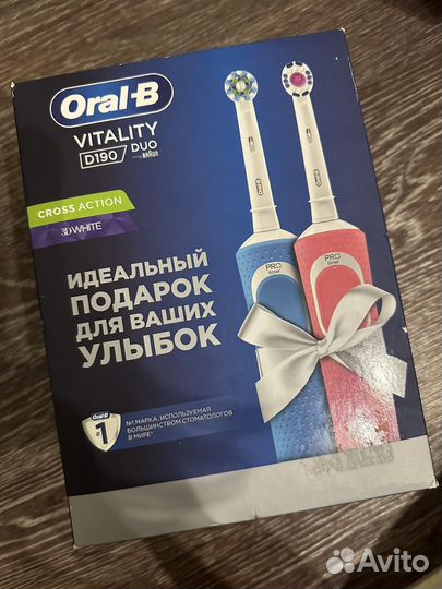 Зубные щетки Braun Oral-b vitality D190 Duo
