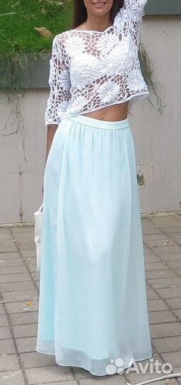 Шифоновая юбка