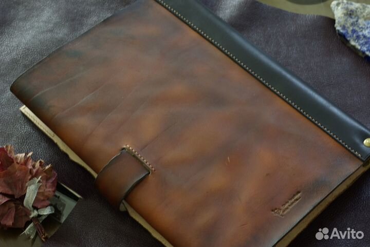 Премиальный кожаный блокнот А4. На заказ