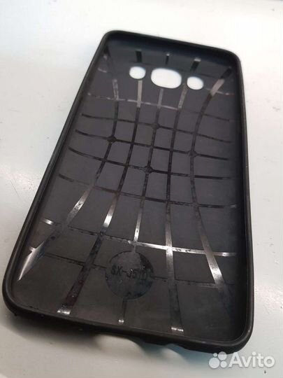 Черный Матовый Чехол-Накладка на Samsung J5 (2016)