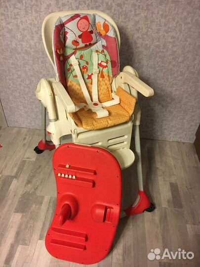 Стульчик для кормления chicco polly