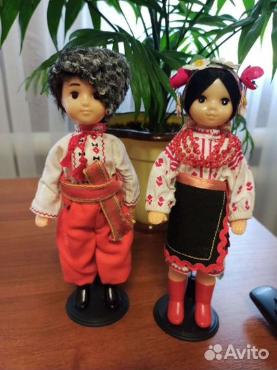 Кукла СССР фабрика победа Ивасик и Василинка