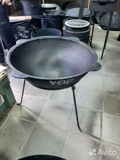 Казан чугунный узбекский 80 литров