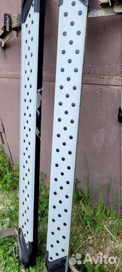 Подножки пороги на hyundai Tucson