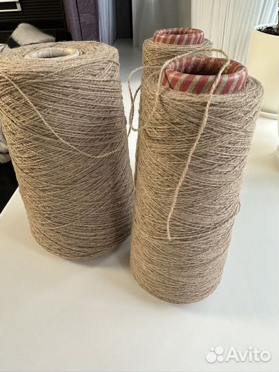 Итальянская бобинная пряжа альпака с мериносом