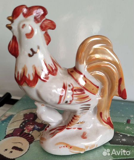 Статуэтка Петух фарфор Дулево СССР