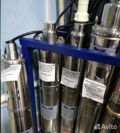 Насос скважинный винтовой Vodotok 4QGD1.8-50-0.5