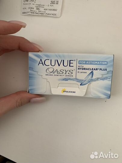 Линзы контактные Acuvue Oasys Astigmatism