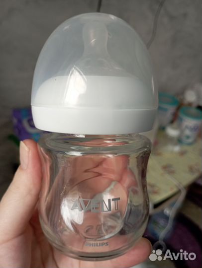 Бутылочка avent новая стекло