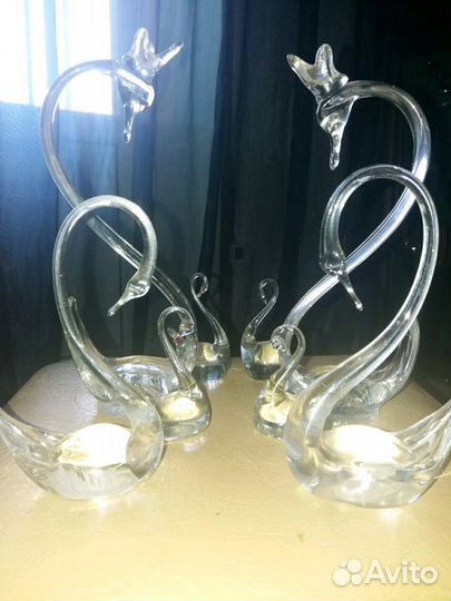 Лебеди хрустальные