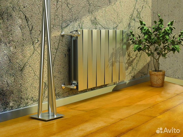 Дизайн-радиатор PianoForte 500 Silver Satin