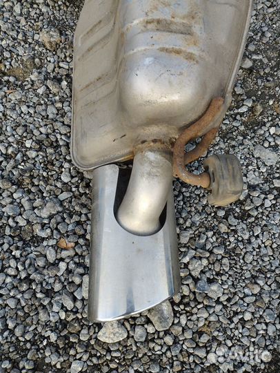 Труба с насадками Мерседес W211 рестайлинг