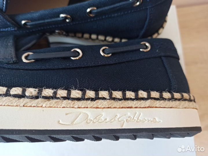 Мокасины Dolce Gabbana. Новые, оригинал. 39 р-р