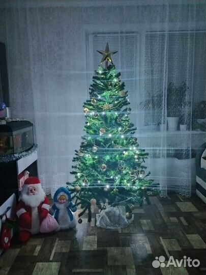 Елка искусственная 180 см бу