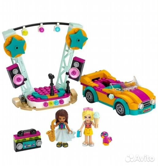 Конструктор Lego Friends машина со сценой, новый