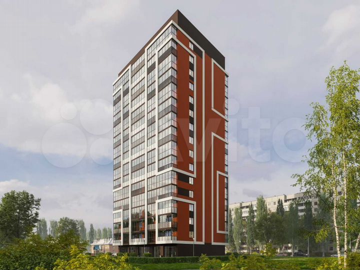 2-к. квартира, 66,3 м², 11/16 эт.