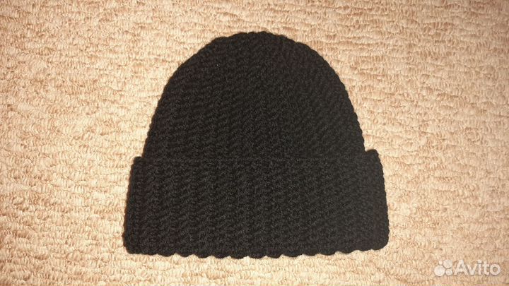 Вязаная шапка мужская