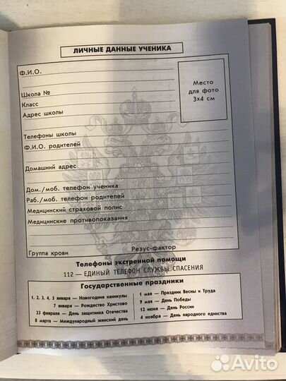 Дневник с дидактическими материалами