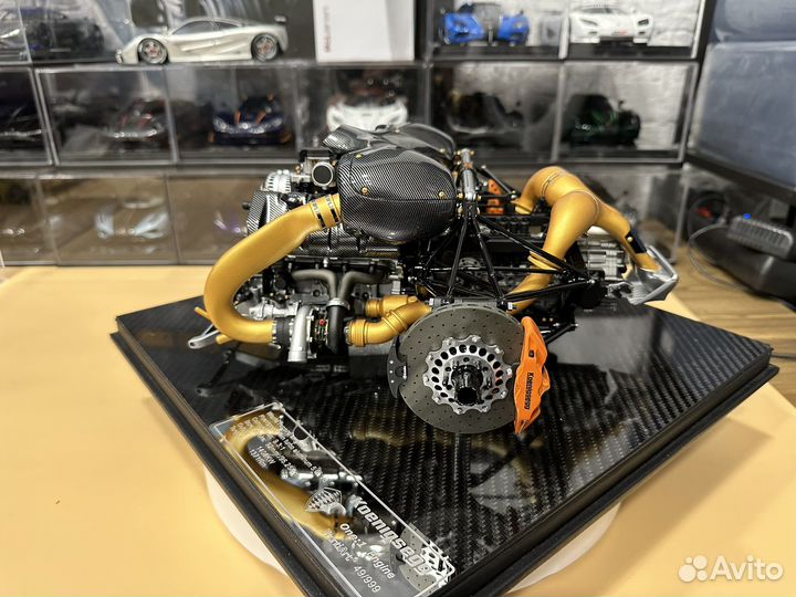 Frontiart мотор от Koenigsegg One1 1:6 масштаб