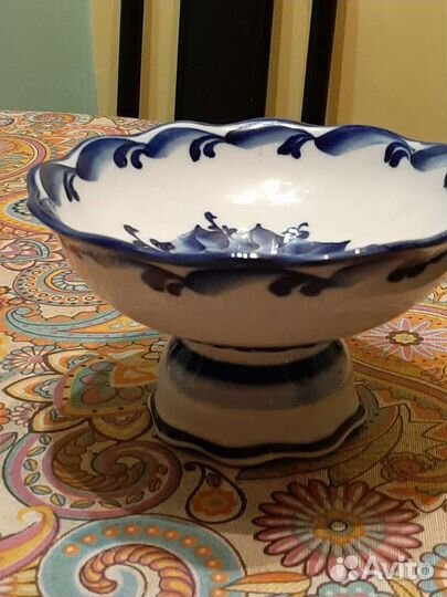 Гжель,конфетница,пепельница