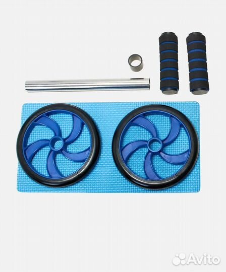 Ролик для пресса двойной с ковриком LVP