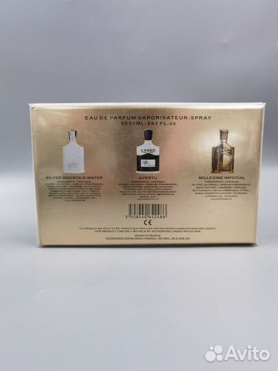 Creed 3x30ml подарочный парфюмерный набор