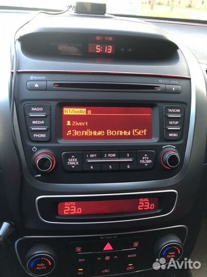 Штатная магнитола на киа Сорренто 2012 +