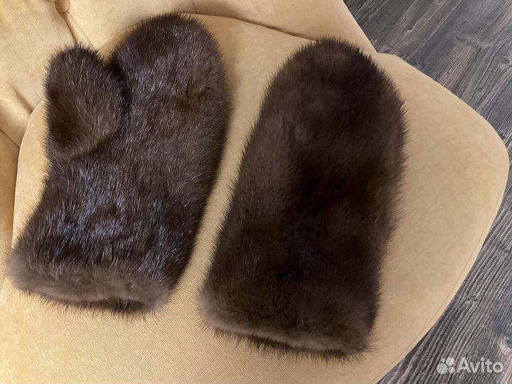 Норковые варежки