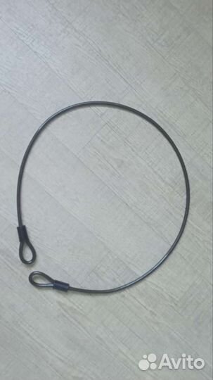 Замок скоба для велосипеда, трос