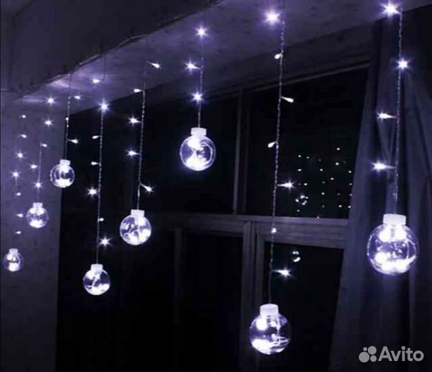 Гирлянда штора